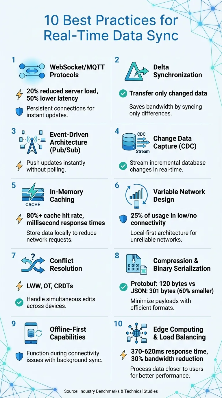10 Best Practices for Real-Time Data Synchronization in Mobile Apps