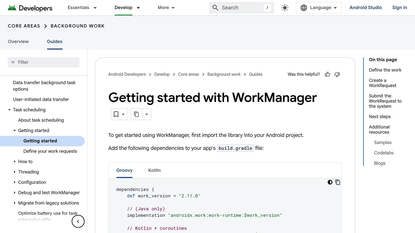 WorkManager