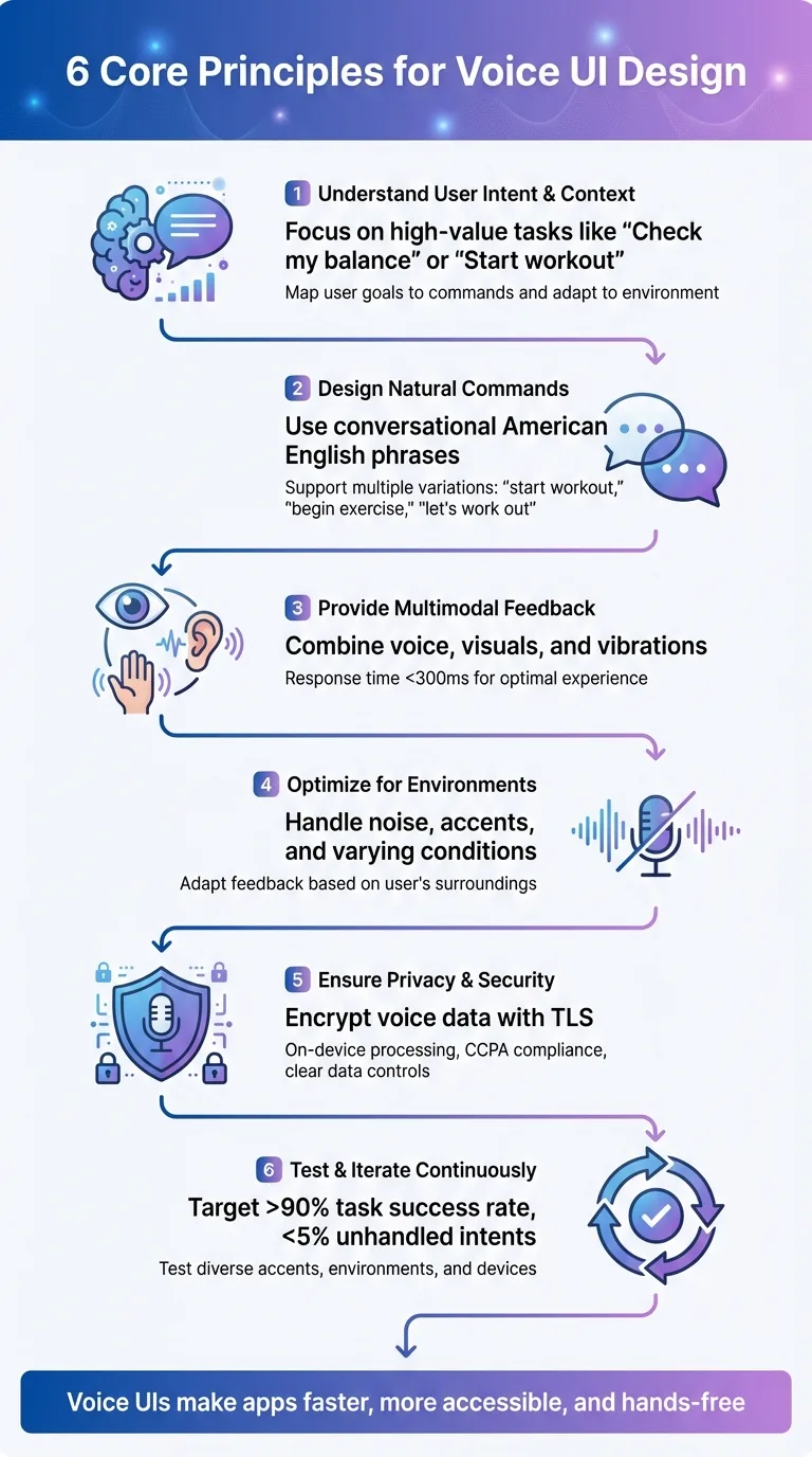 6 Core Principles for Effective Voice UI Design in Mobile Apps